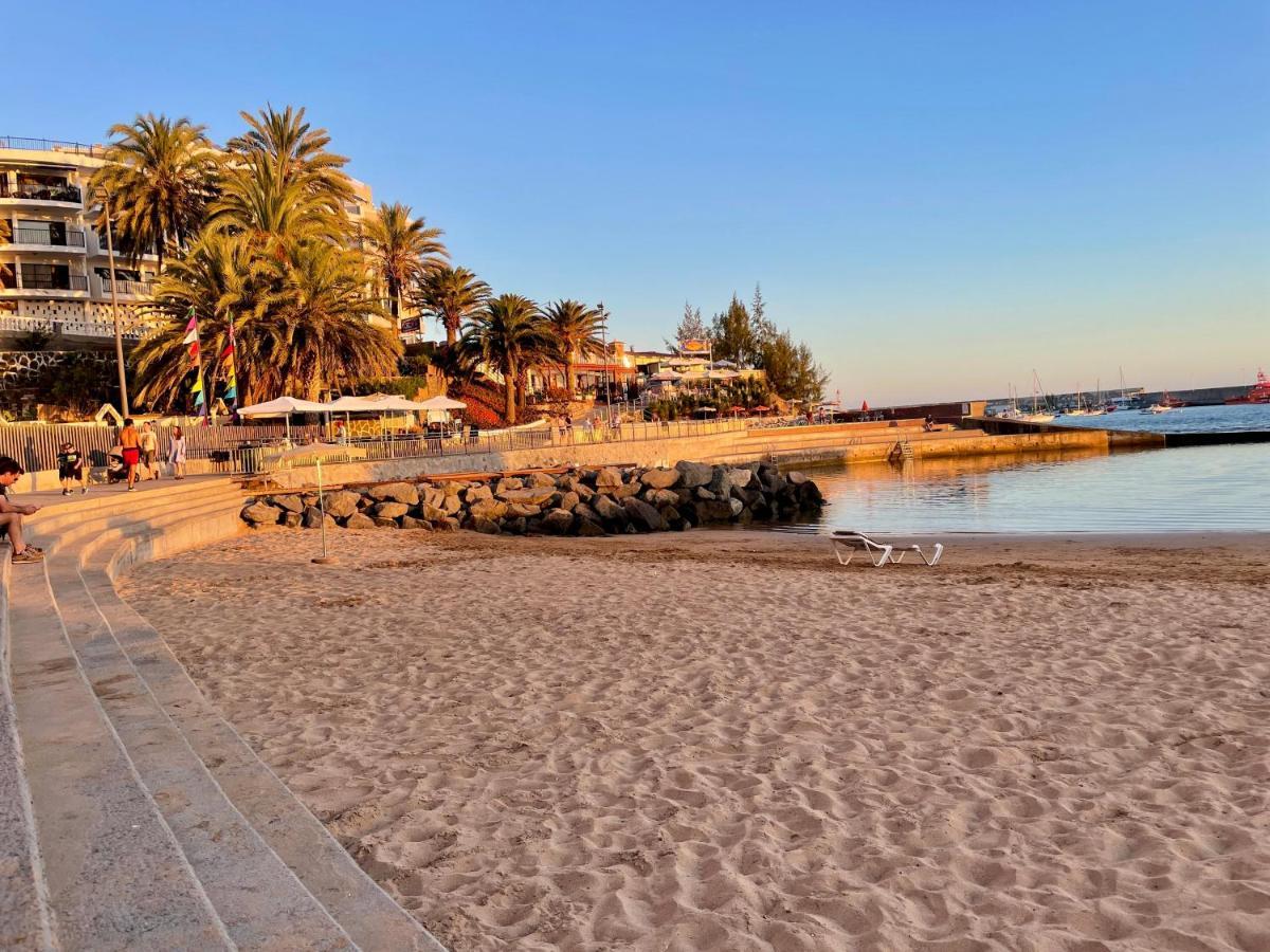 Studio In Top Lage Direkt Am Strand Arguineguin Kültér fotó